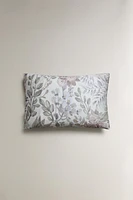 FLORAL PRINT SATEEN PILLOWCASE