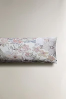 FLORAL PRINT SATEEN PILLOWCASE