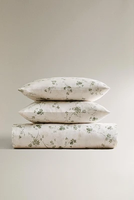 FLORAL PRINT DUVET COVER