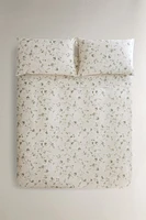 FLORAL PRINT SATEEN DUVET COVER