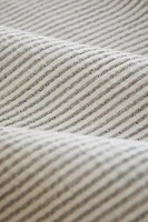 TEXTURED STRIPED DUVET COVER