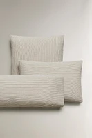 TEXTURED STRIPED PILLOWCASE