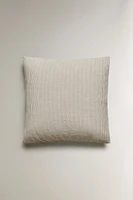 TEXTURED STRIPED PILLOWCASE