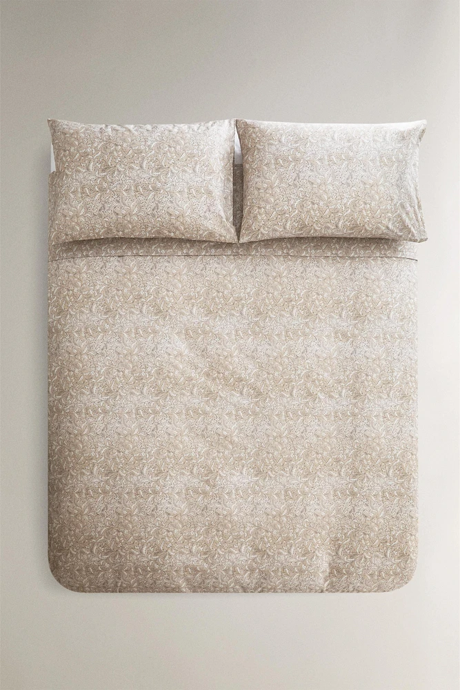 LEAF PRINT DUVET COVER