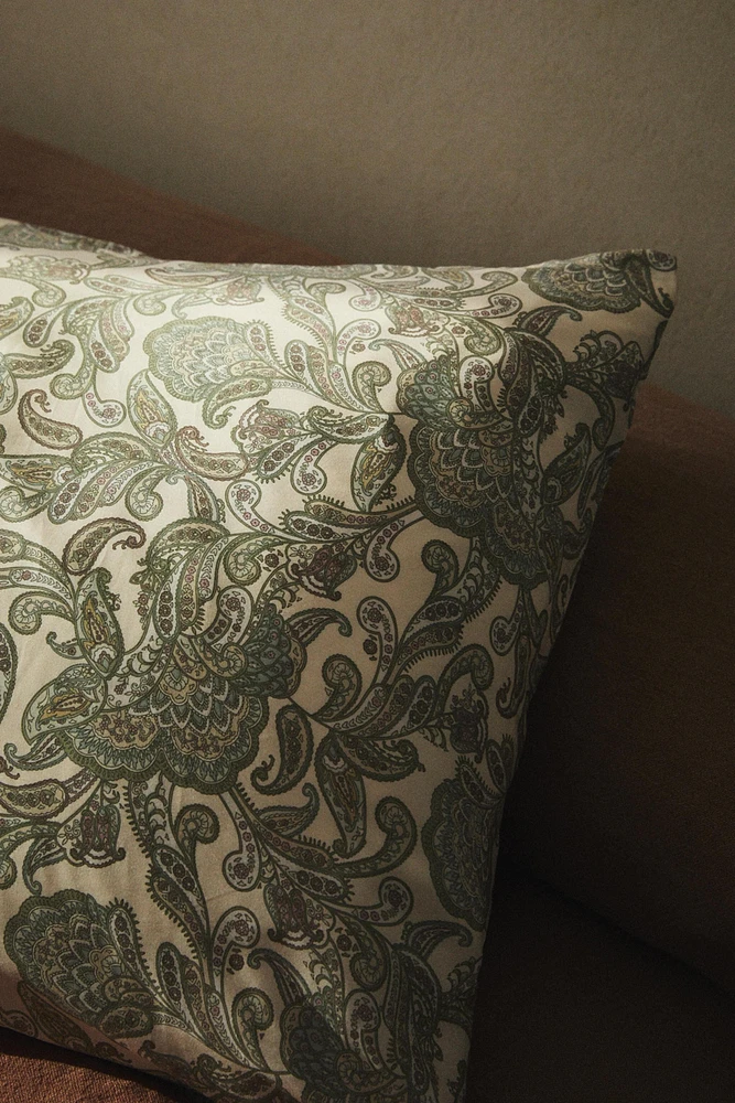 PAISLEY SATEEN PILLOWCASE