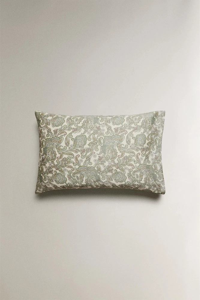 PAISLEY SATEEN PILLOWCASE