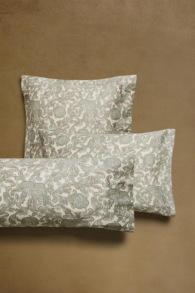 PAISLEY SATEEN PILLOWCASE