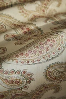 PAISLEY-PRINT DUVET COVER