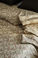 PAISLEY-PRINT DUVET COVER