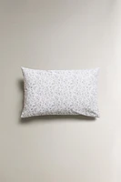 MINI FLORAL PRINT THROW PILLOW COVER