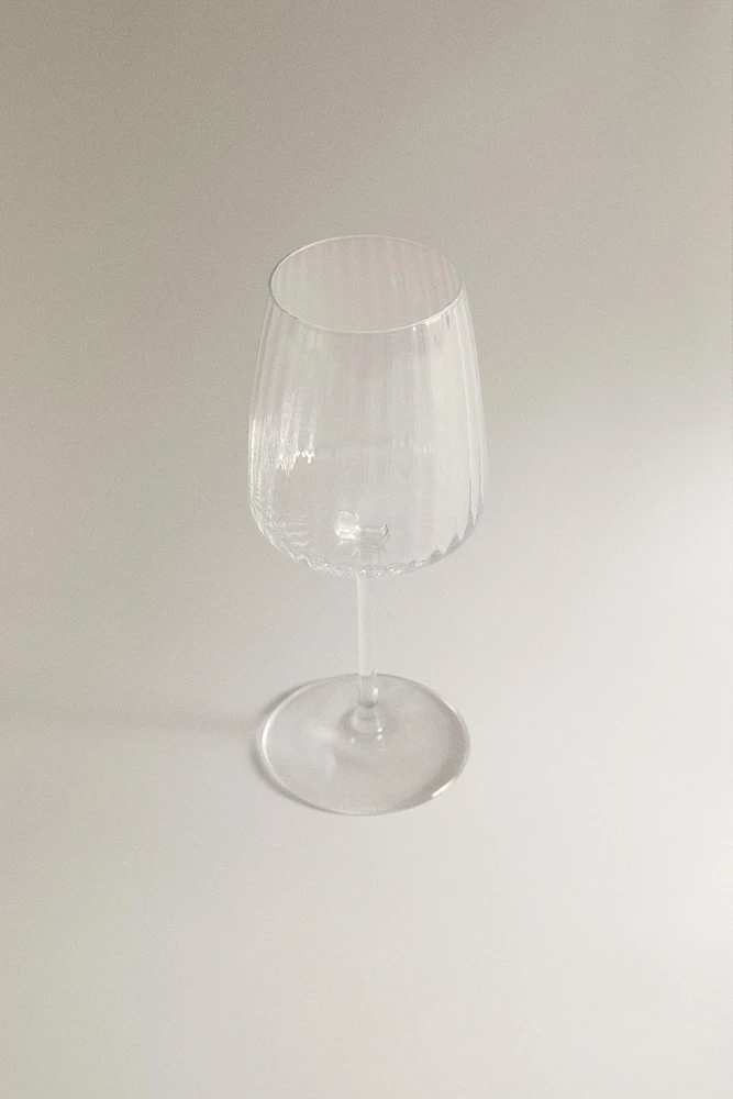 VERRE À VIN RECYCLABLE LIGNES