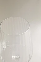 GLASS WITH LINES