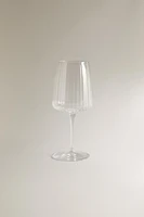 GRAND VERRE À VIN RECYCLABLE LIGNES