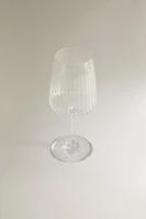 GRAND VERRE À VIN RECYCLABLE LIGNES