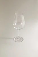 TEXTURED CRYSTALLINE WINE GLASS