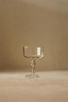 RAISED DESIGN WINE GLASS