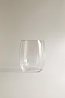 BOHEMIA CRYSTAL TUMBLER WITH LINES