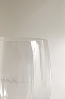 BOHEMIA CRYSTAL TUMBLER WITH LINES