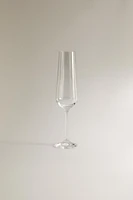 CRYSTALLINE FLUTE GLASS