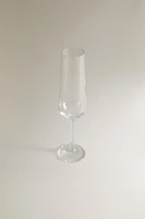 CRYSTALLINE FLUTE GLASS