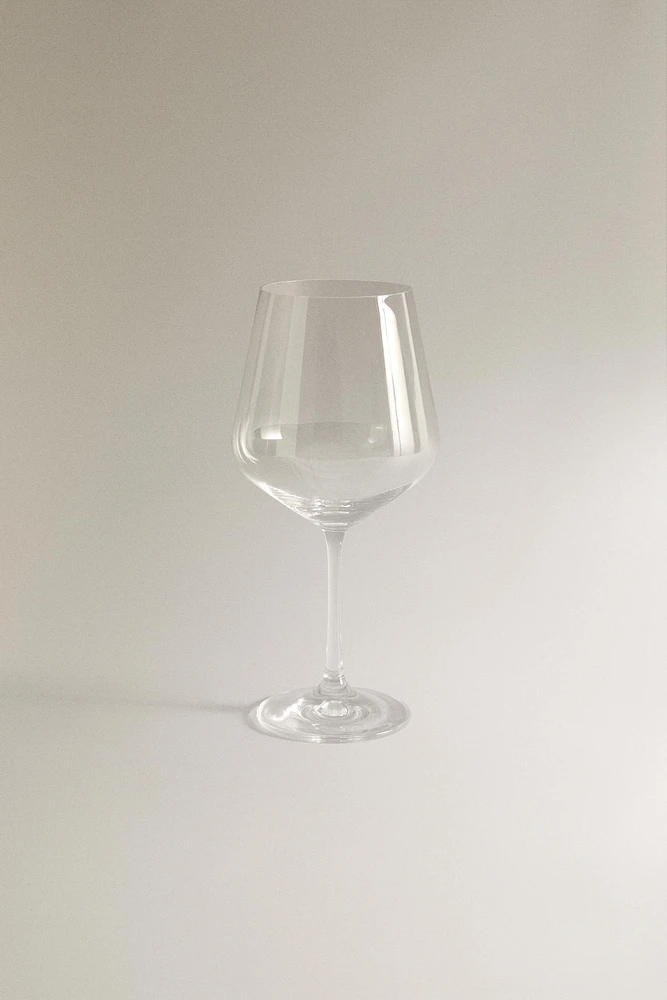 LARGE BOHEMIA CRYSTAL GLASS