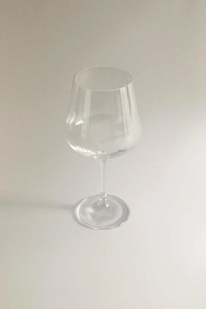 LARGE BOHEMIA CRYSTAL GLASS