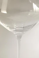 LARGE BOHEMIA CRYSTAL GLASS