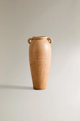 CERAMIC VASE WITH HANDLES