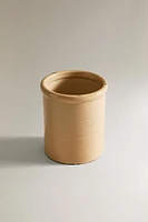 CYLINDRICAL CERAMIC VASE