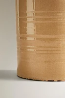 CYLINDRICAL CERAMIC VASE