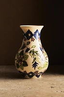 FLORAL CERAMIC VASE