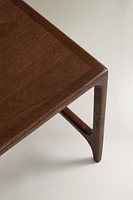 WOODEN NEST OF SIDE TABLES (SET OF 2)