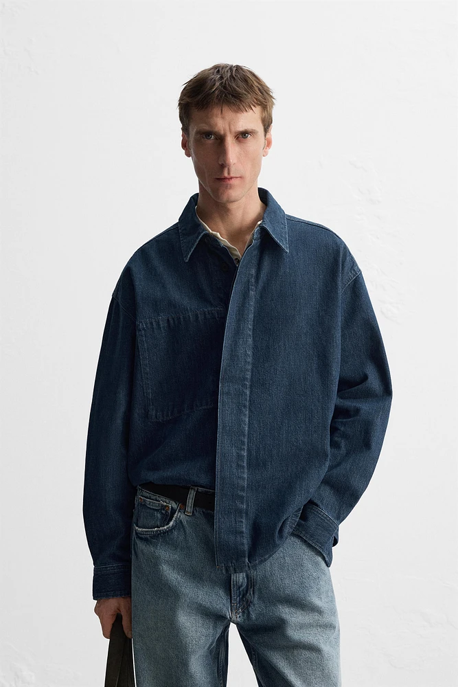 DENIM OVERSHIRT