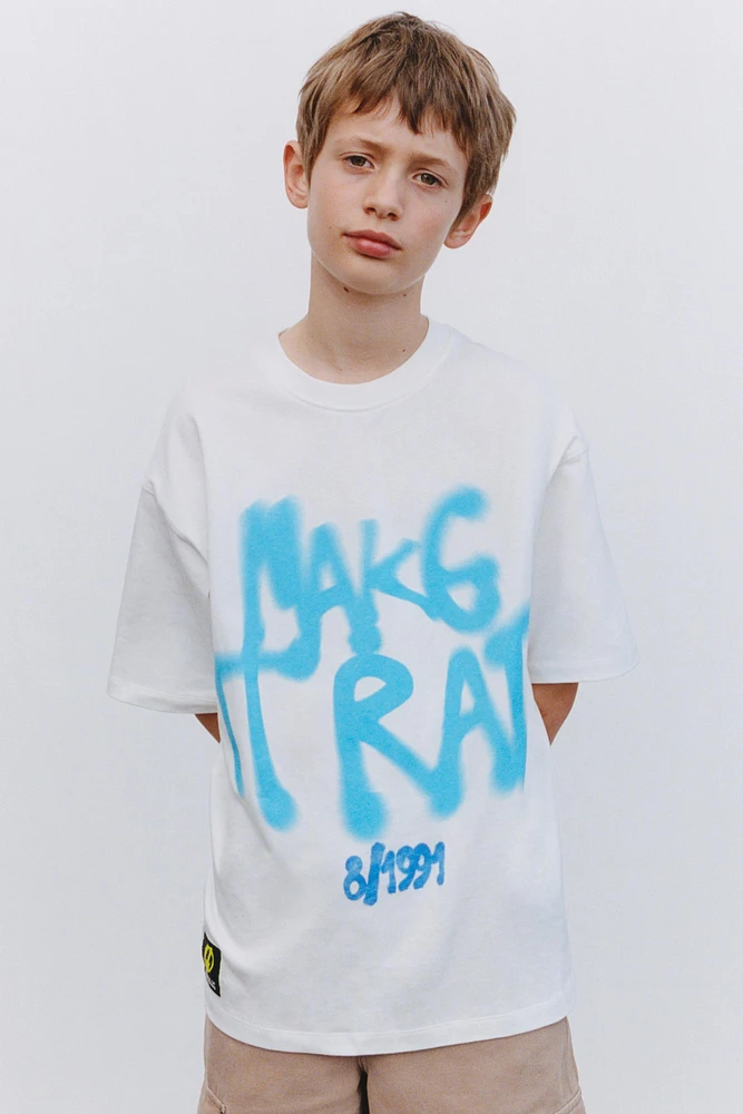 PRINTED LABEL SHIRT