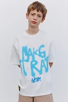 PRINTED LABEL SHIRT