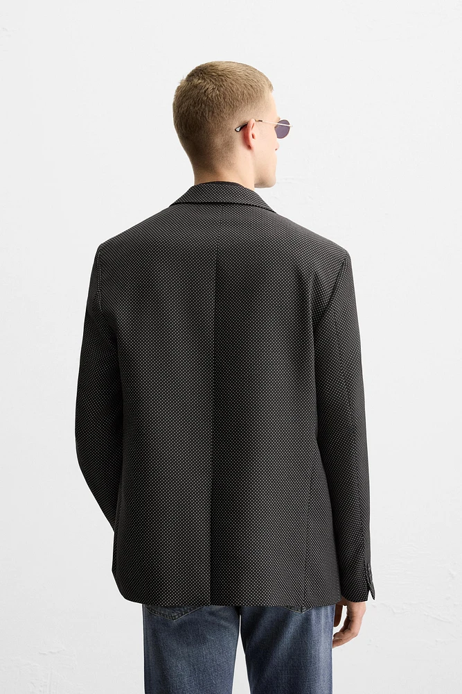 LIMITED EDITION POLKA DOT JACQUARD BLAZER