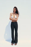 HIGH-WAISTED FLARE PANTS