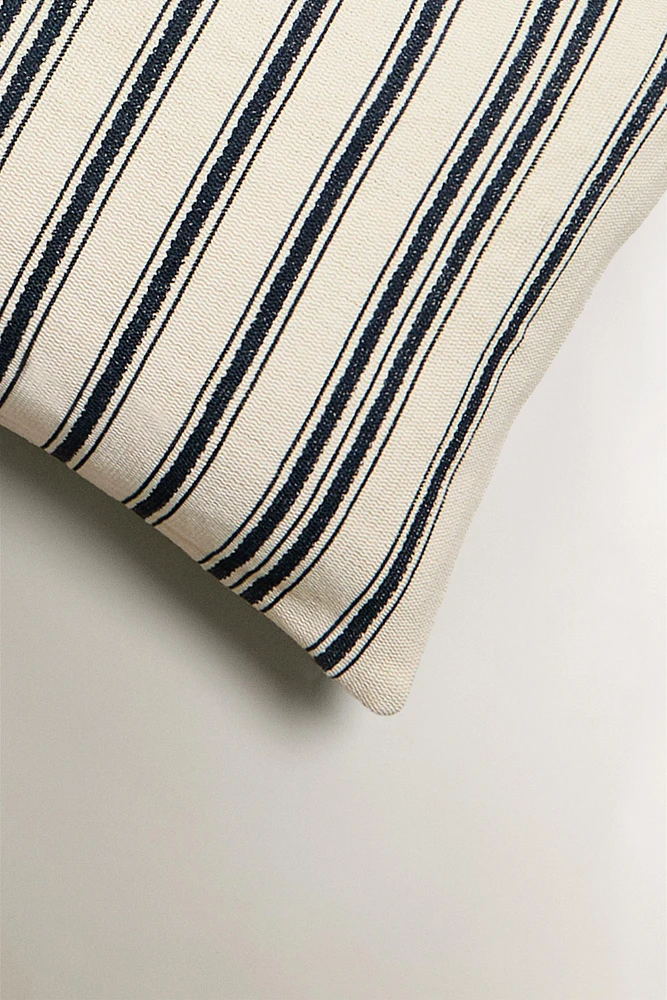 STRIPED OUTDOOR CHAIR BACK CUSHION