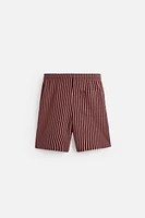 STRIPED JACQUARD SHORTS