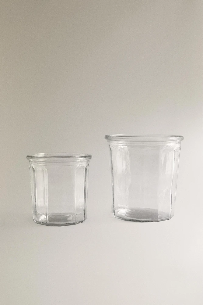 PHOTOPHORE VERRE TRANSPARENT