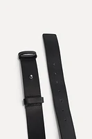 PLAIN LEATHER BELT 50TH ANNIVERSARY