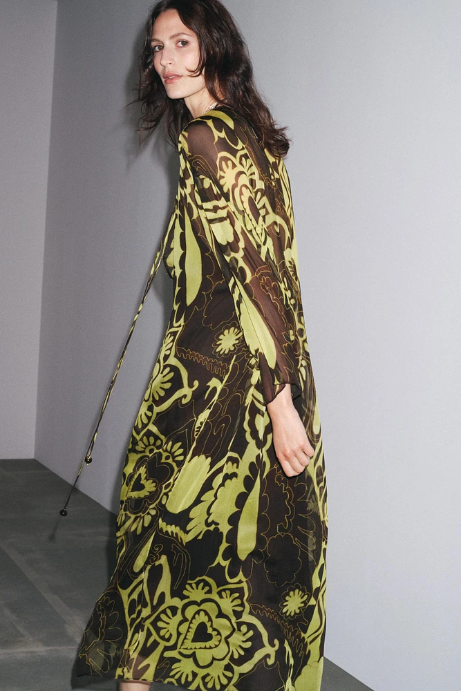 ZW COLLECTION PRINTED TUNIC DRESS