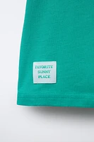 T-SHIRT INSCRIPTION BRODÉE