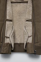 DOUBLE-FACED FLEECE LINED JACKET