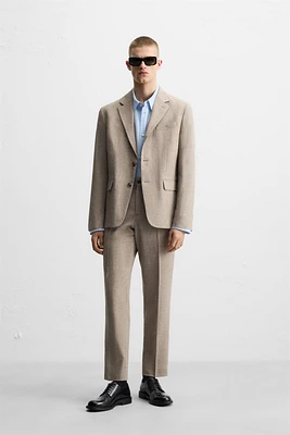 WOOL SUIT PANTS