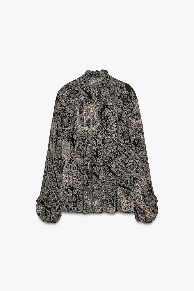 ZW COLLECTION PRINTED SHIRT
