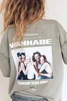 WASHED EFFECT PRINT T-SHIRT ©SPICE GIRLS