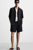 STRUCTURED CROCHET SHORTS