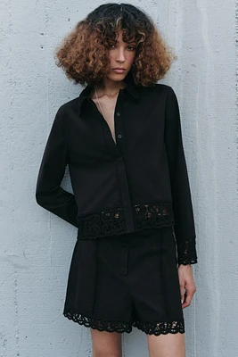 ZW COLLECTION CROCHET SHIRT