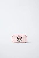 MINNIE MOUSE © DISNEY STRIPED PENCIL CASE
